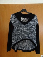 Langarmpullover schwarz und weiß Gr. 38 von Joseph Ribkoff