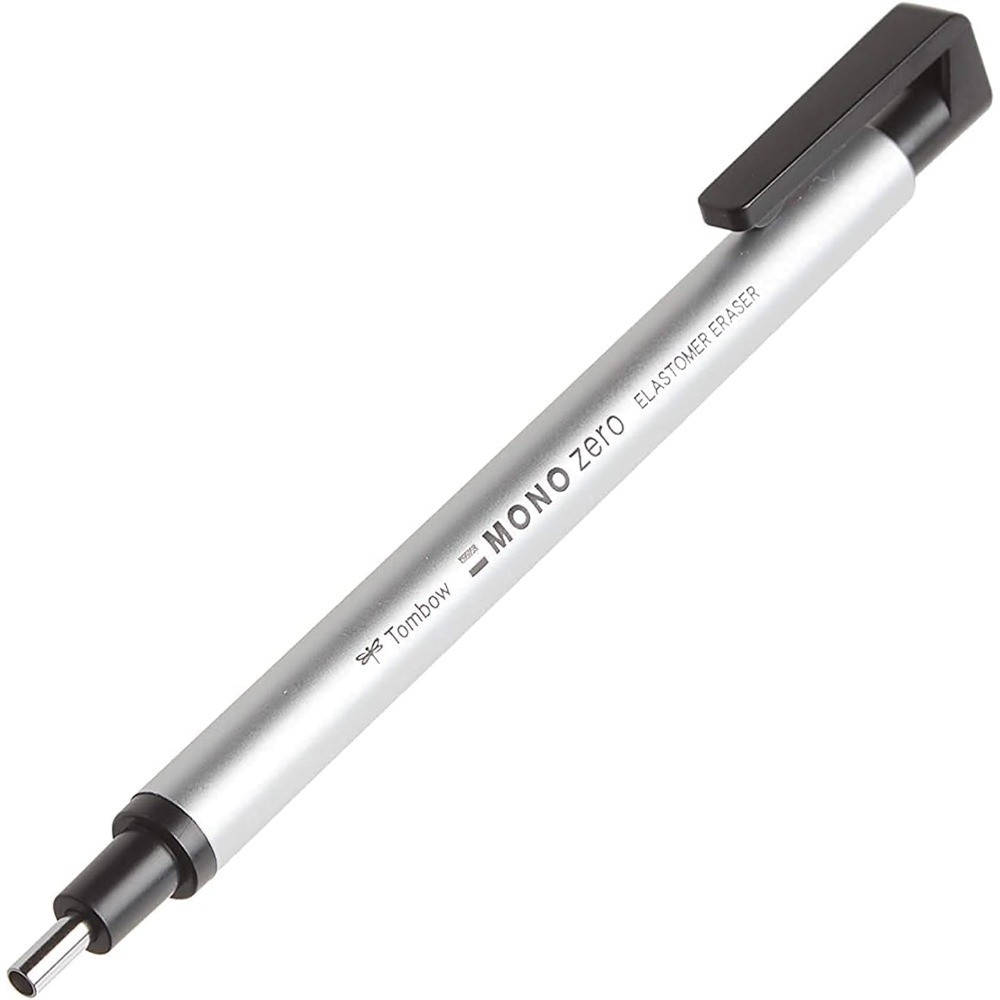 High-Precision Mono Zero Refillable Eraser Pen 2.3mm Round Tip for Detailed