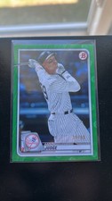 2020 BOWMAN AARON JUDGE GREEN /99 RARE #2 MAK...