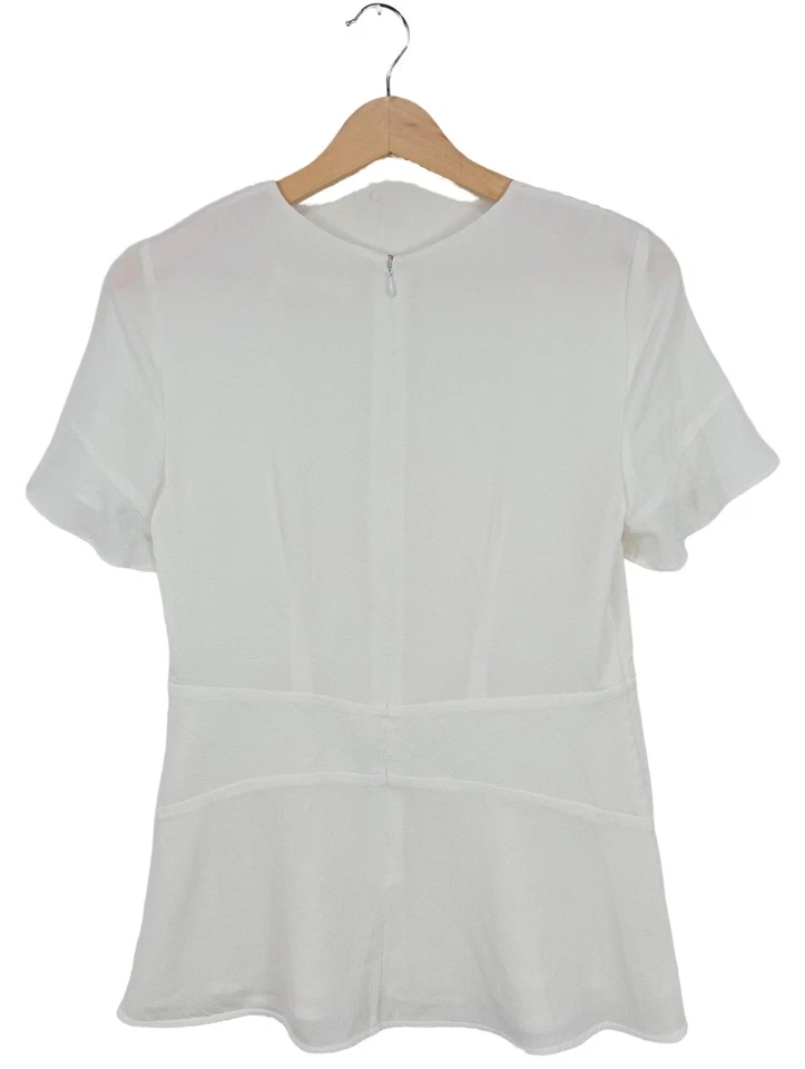 MICHAEL KORS Blouse à manches courtes Dames Blouse T EU 36 blanc - Photo 2/4