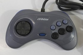 Official Victor SEGA Saturn Navy Blue Controller Pad RG-CP5 OEM SS Japan VG RARE