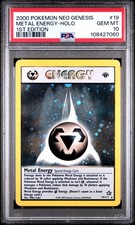 PSA 10 GEM MINT Metal Energy 19/111 HOLO Neo Genesis 1ST EDITION Pokemon Card