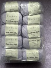 Sealed Pack Rowan Bamboo Tape Yarn 10x50g Balls Shade 702 Sherbet - Pale Lilac 