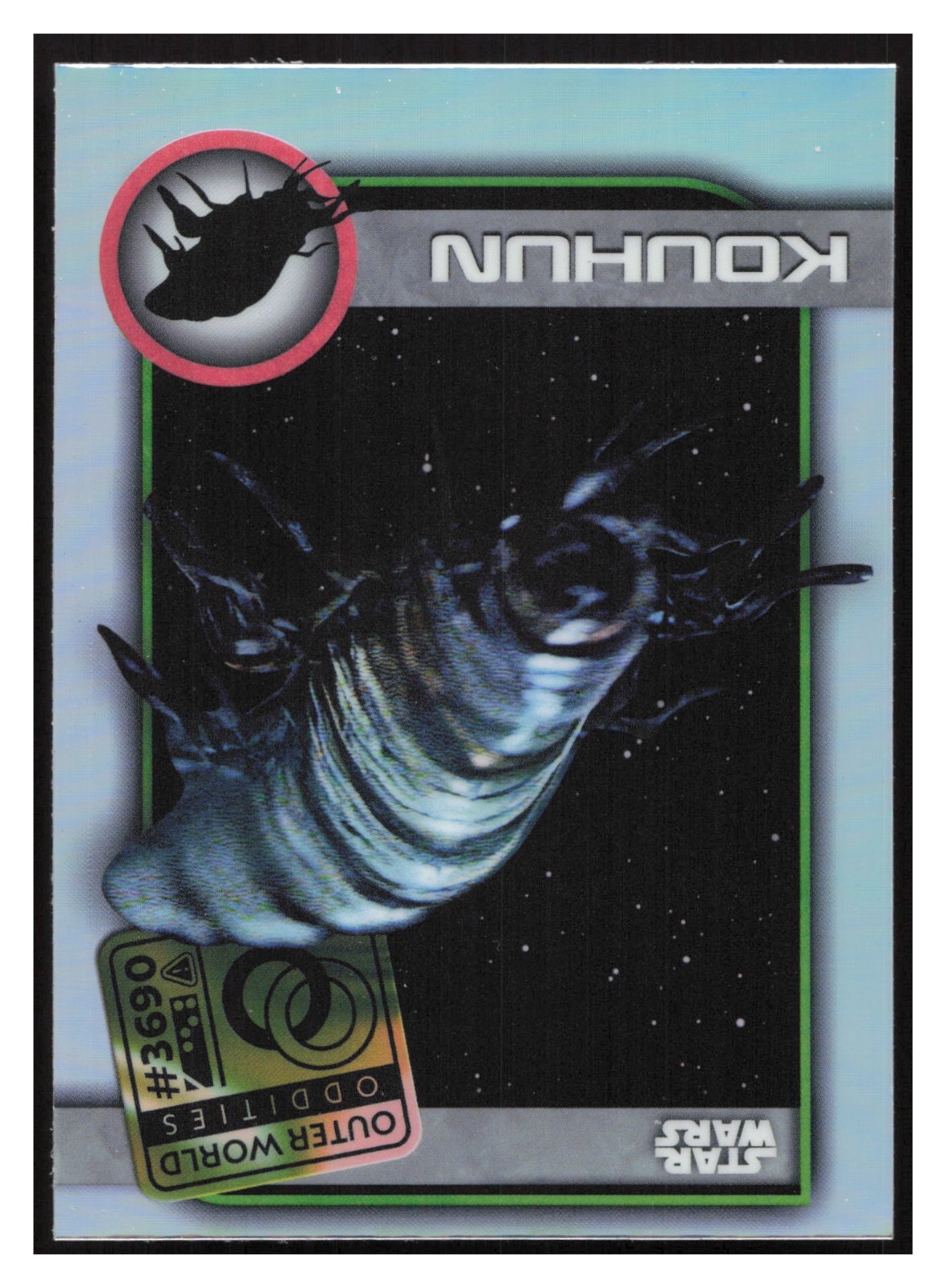 2025 Topps Chrome Star Wars Kouhun OUTER WORLD ODDITIES REFRACTOR card #UO-8
