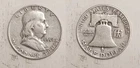 1954-D Franklin Half Dollar - 90% Silver - VG to VF
