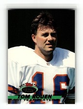 Tom Rouen 1993 Stadium Club #538 Rookie Denver Broncos RC