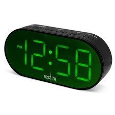 Acctim Jared Wireless LED Digital Alarm Clock Battery or AC Power