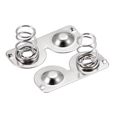 Battery Spring Plate AAA Battery Spring Contact Nickel Plated 20mmx9mm 20 Pcs