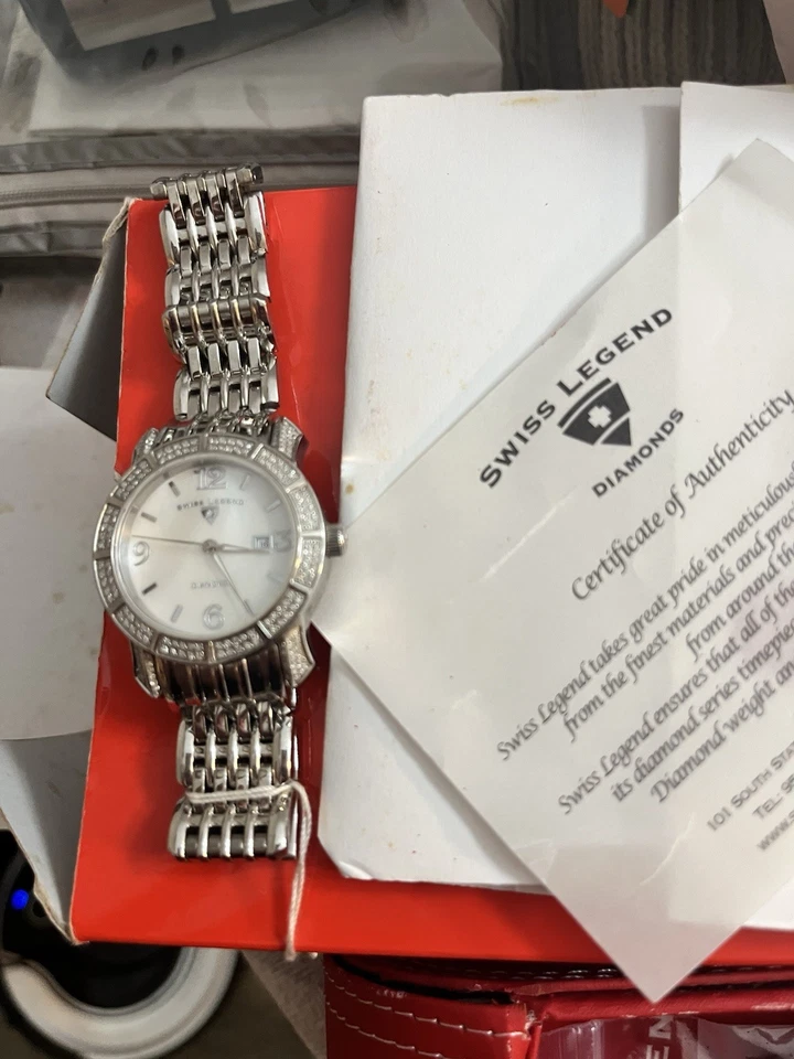 SWISS LEGEND DIAMONDS  Women’s Watch; Authenticity Certificate; New In Box - image 3 of 3