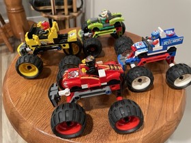 LEGO Racers Lot Of 4 Monster Trucks 9092 9093 9094 9095 Retired
