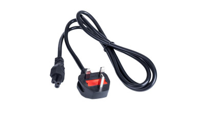 Kabel zasilający Akyga AK-AG-02A brytyjski CCA BS 1363 (Typ G) / IEC C5 1.5 m UK