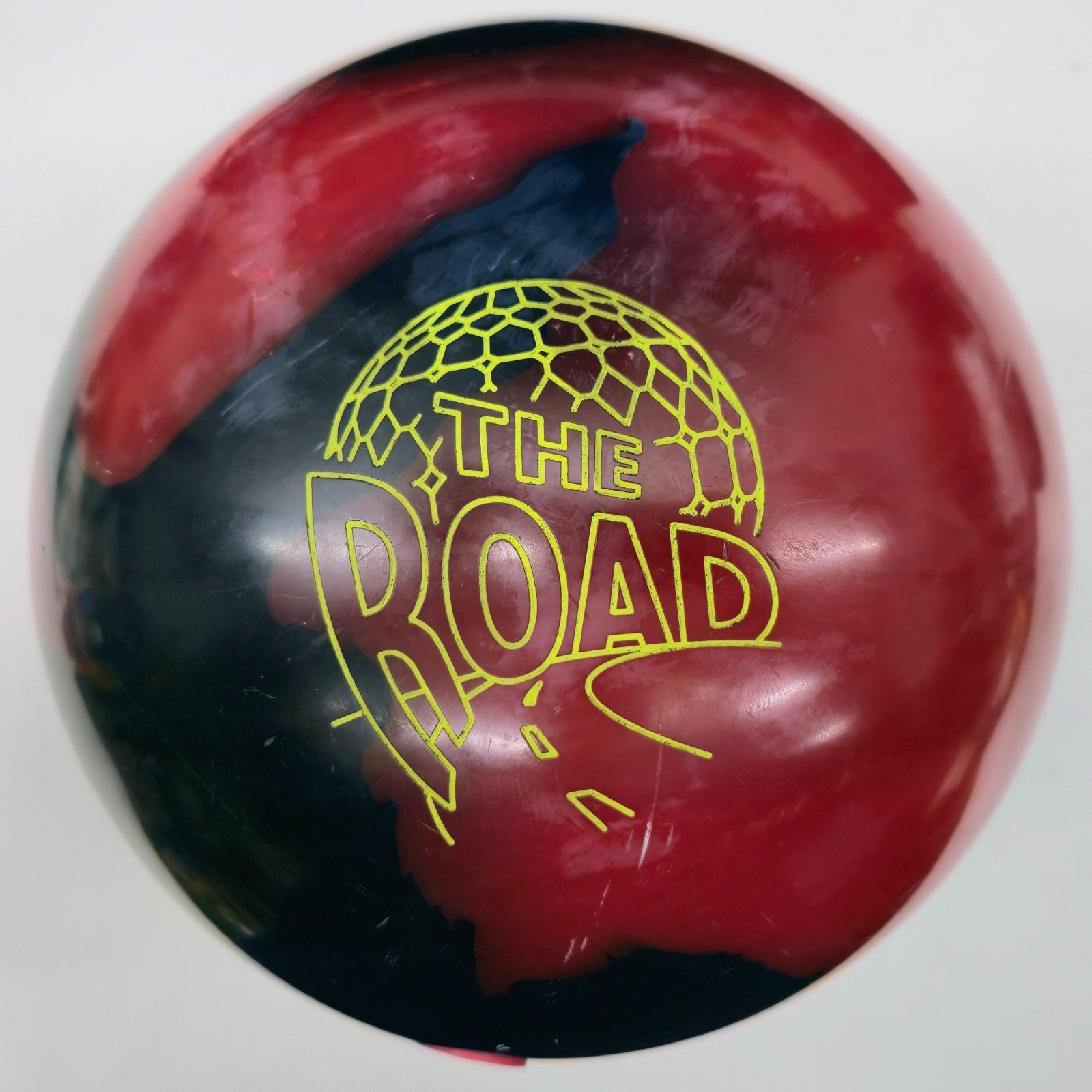 Storm The Road DRILLED 14 LBS NO-THUMB Red Blue Symmetrical Bowling Ball