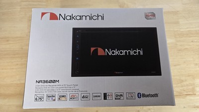 Nakamichi NA3600M 2 DIN DVD AVA RECEIVER WITH 6.75'' TOUCH PANEL