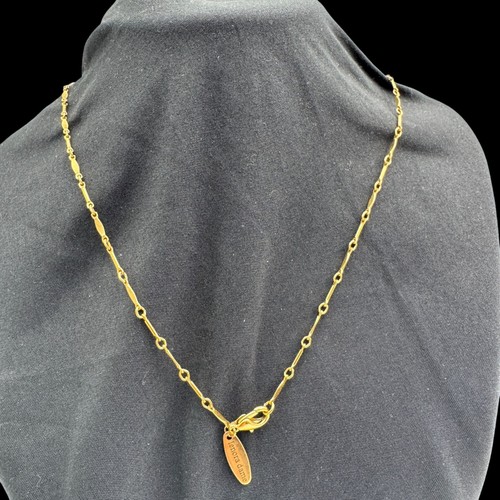 Collar Colgante Vintage Lenora Dama Arte Vidrio Pájaro Azul Sentado en Huevos Dorado A - Imagen 12 de 20