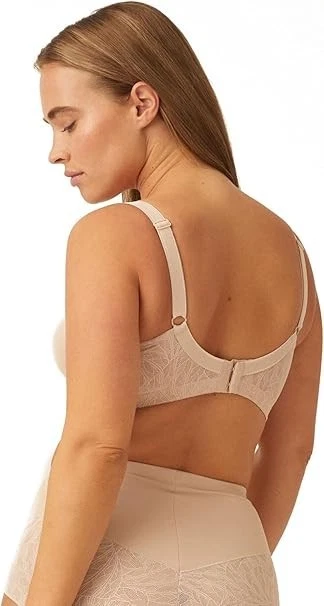 Sujetador Naturana 5390 Minimizador Copa Suave Soporte Lateral Sujetadores Sin Acolchado Lencería Beige Foto 3 de 4