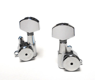 Hipshot Grip-Lock Closed Guitar Tuner Upgrade Kit (3+3) Chrome - OPEN BOX