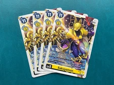 Sakuyamon BT23-034 Playset Hackers' Slumber Digimon Card Game x4