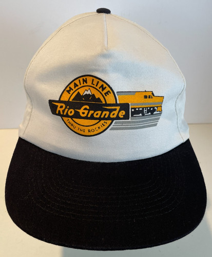 Vintage Rio Grande Mainline Thru The Rockies Baseball Hat