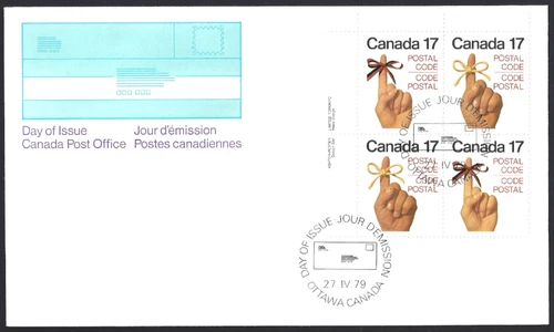 🍁Canada   #815/816 ULpb   "Postal Code"   Brand New  1979  First Day Cover