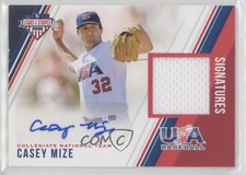 2018 USA Baseball Stars & Stripes and Material Signatures Casey Mize Auto 1t6s