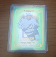 Upper Deck Stature Carter Verhaeghe Rookie Lightning 40/149 NHL Hockey Card. rookie card picture