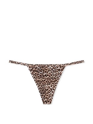 Victoria's Secret - L Cotton V-String Panty Marzipan Cheetah Leopard Large Thong