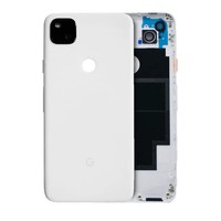 Backcover-Glas FüR Google Pixel 4A 5G (Original Oem) (Clearly White)