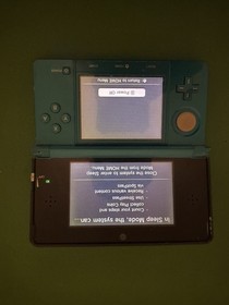 Nintendo 3DS Handheld Game Console Aqua Blue CTR-001 Tested