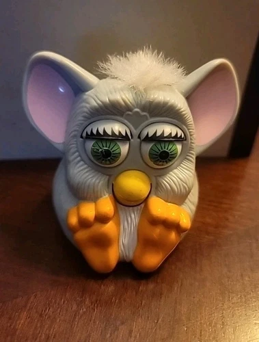 McDonald Furby Gray With Green Eyes