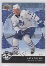 2007-08 Upper Deck Mini Jersey Collection Mats Sundin #90 HOF gc7