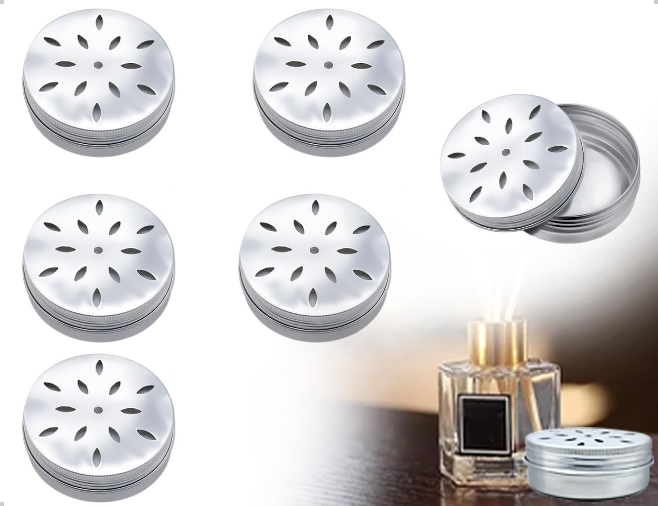 Set di 6 Diffusori di Profumo per Cani