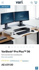 Standing Desk 500$ Off ! RRP VARIDESK ProPlus 36 Standing Desk White (NEW)