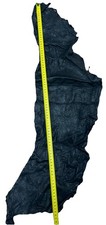 Lederhaut Schwarz Echtleder  Lammleder Echt Leder 80x24 Cm