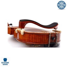 Maple Wood Violin  Viola Shoulder Rest - Adjustable, Comfortable Foam Pad