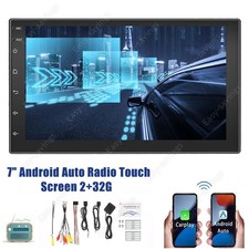 Double DIN 7" QLED Wireless CarPlay Android Auto Car Stereo Radio GPS Navigation