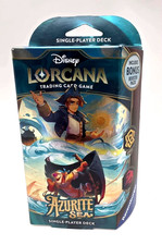 Disney Lorcana: Azurite Sea Starter Deck – Amber & Ruby Factory Sealed – New