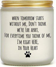 Dog Memorial Gifts for Loss of Dog, Pet Loss Gifts, Sympathy Candle for Cats Dog