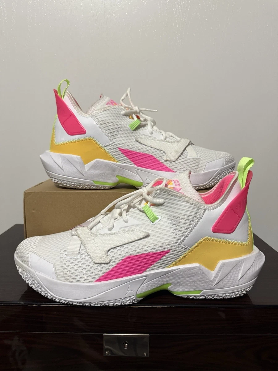 Las mejores ofertas en Jordan Why Not Zer0.4 White Citron Pulse