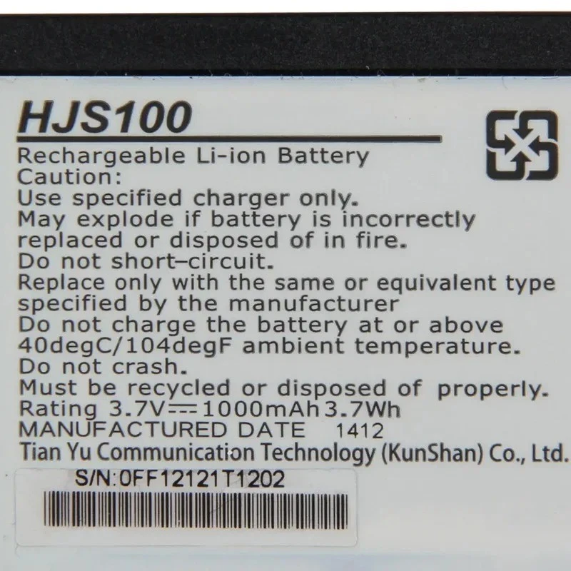 Batería para Becker Map Pilot HJS 100 - Reemplaza 338937010208 HJS100 Foto 4 de 4