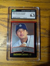 2001 Bowman Chrome Kazuhiro Sasaki #102