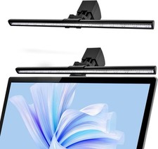 Computer Monitor Lamp, Screen Light Bar Eye Caring, Keyboard Lamp with Clamp/Adj