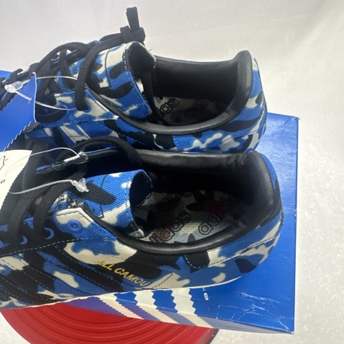 ADIDAS RARE VINTAGE ALL CAMOU SNEAKERS SHOES SZ MENS US 10 553772 BAPE BLUE CAMO - Picture 21 of 24