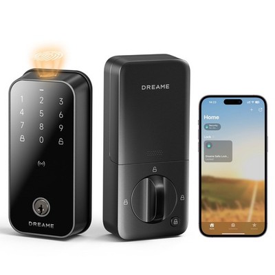 Lock Lite, Digital Door Locks for Front Door, Apple Home Key , 12-Months Batt...