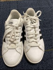 Women's Adidas Grand Court Shoes White and Black Size 6