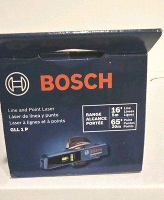 Bosch GLL 1 P Line and Point Laser Level - 16 Ft Line / 65 Ft Point - Red Laser