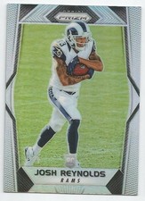 2017 Panini Prizm Silver Josh Reynolds Rookie Card #265 Los Angeles Rams RC. rookie card picture