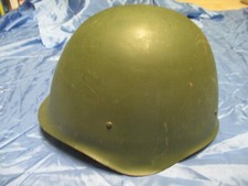 Stahlhelm + &Uuml;berzug , historisch ehem. Ostblock , f&uuml;r Militaria - Sammler  # 17
