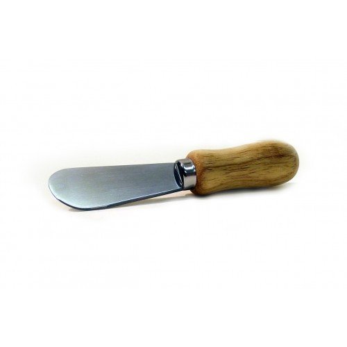 Cuchillo A Espátula Para Untar Queso Creme Mermelada Mango de Madera Dfh
