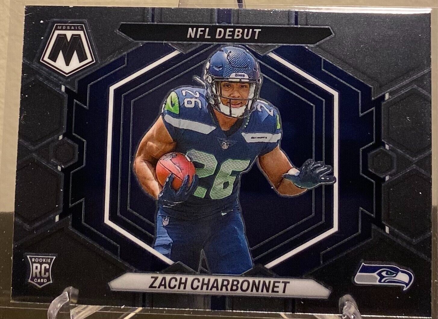 2023 Panini Mosaic Football - Zach Charbonnet - NFL Debut -#ND-11 - SEA Seahawks