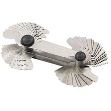 Draper Whitworth and Metric Thread Screw Pitch Gauge 52 Leaves